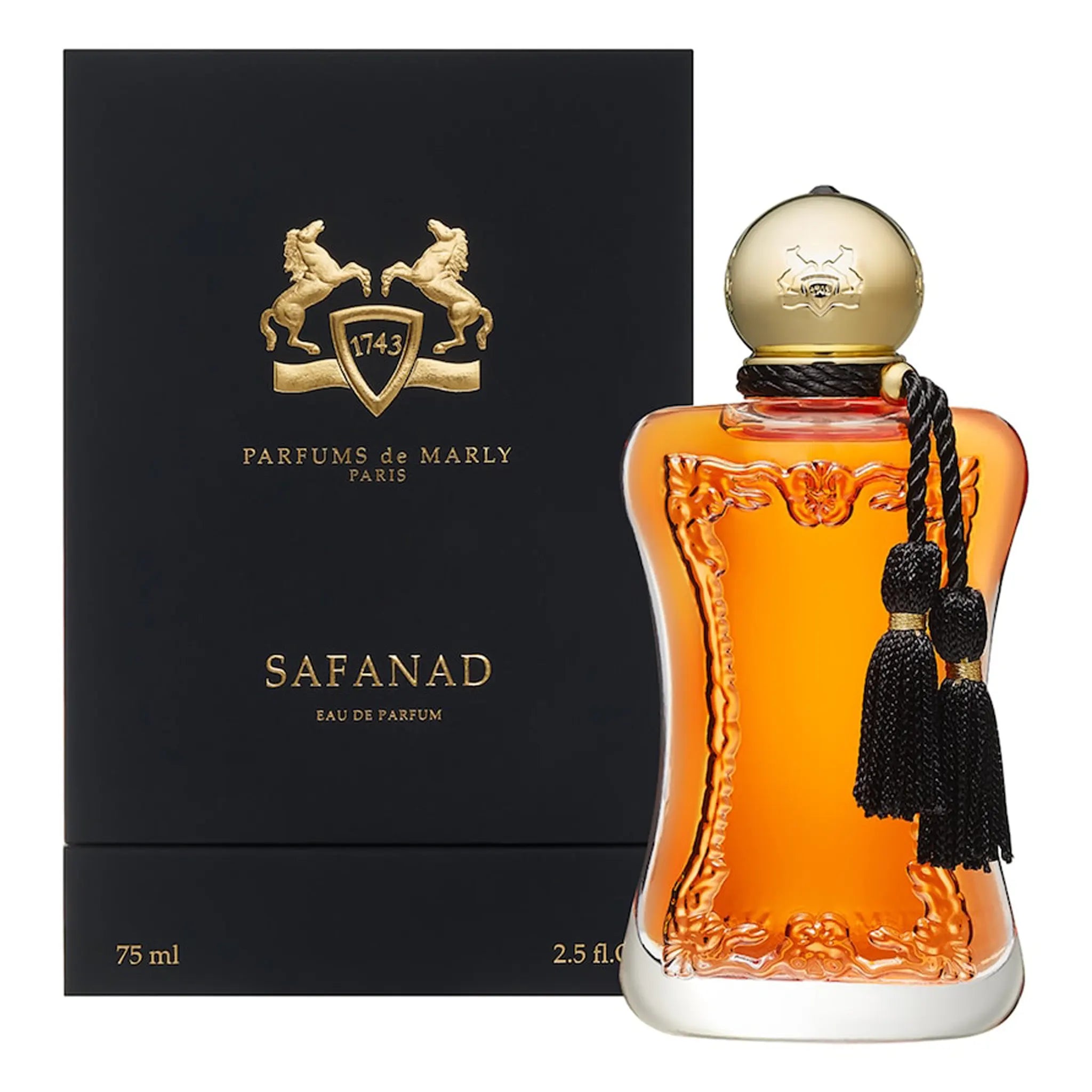Front View With Box View Parfums De Marly Safanad Eau De Parfum 75ml